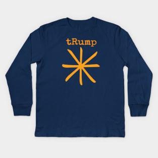 tRump's an * - Kurt Vonnegut - Double-sided Kids Long Sleeve T-Shirt
